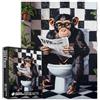 Generic Puzzle 1000 pezzi - Scimmia seduta sul WC, colorato per la decorazione della casa, regali e serate di gioco in famiglia, 50,8 x 68,6 cm