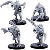 Forged Terrain Hook Horror Figura in miniatura per giochi in miniatura di Dungeons and Dragons Monster da 28 mm, giochi da tavolo Creature Bundle Pack Fantasy TTRPG Giochi di ruolo