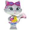 Smoby 44 Gatos 44 Gatti-44 Cats Figura snodata di Milady della Serie Musica e Funzione di Registrazione-Coda Morbido-20cm, Multicolore (Smoby 180125)