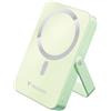 Verbatim Charge 'n' Go MagSafe Power Bank 10.000 mAh Verde 15 W Magnetico, PD 20 W Ricarica Rapida Display LED Stand Pieghevole Superficie Vetro per iPhone 16/15/14/13/12 Pro/Pro Max - Cavo USB-C