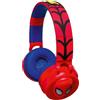 Lexibook, Cuffia Bluetooth Spiderman con effetti luminosi e limitazione del volume a 85dB, Rosso, HPBT015SP
