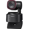 OBSBOT Tiny 2 Lite 4K Webcam per PC, telecamera in streaming PTZ con tracciamento AI con sensore da 1/2", controllo dei gesti, 60 FPS, HDR, microfono