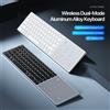 DUX DUCIS Tastiera digitale 2 in 1 touch wireless Bluetooth 2.4G in lega di alluminio con dispositivo portatile iOS iPad Android Windows Mac compatibile