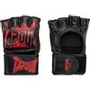 Tapout MMA Pro Fight 960005 - Guanti in pelle (1 paio) Pro MMA, nero/rosso, M