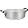 Baldassare Agnelli Pentole Agnelli ALMA10624 Cm 24 Agnelli Alluminio Professionale, 4.1 L, Acciaio Inossidabile, Argento, 24 cm
