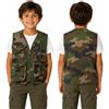 Gilet smanicato giacca giubbino bimbo bambino baby cotone mimetico - Personalizzabile con il tuo logo