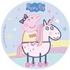 Dekora - Ostie per Torte di Compleanno per Bambini - Cialda per Torta di Peppa Pig da 20 cm - Decorazioni Commestibili per Torte - Senza Glutine e Senza Lattosio - Adatto ai Vegetariani