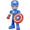 SPIDEY AND HIS AMAZING FRIENDS SAF SUPERSIZED CAPT AMERICA SR