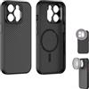FREEWELL Pro Filmmaker Case per iPhone 13 Pro - Filtro magnetico e supporto per obiettivo da 17 mm Nero