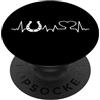 Equitazione e Cavallo accessori regali Cavallo Ferro di cavallo Equitazione Equestre Cavallo PopSockets PopGrip Adesivo