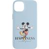 Disney 100 Anniversario Mickey Mouse D100 Citazione Felicità Custodia per iPhone 14 Plus