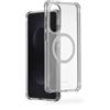 Hama Custodia magnetica Extreme Protect per Samsung Galaxy S25 Edge (Bumper D3O, compatibile con Qi2, con magnete, custodia trasparente anti-ingiallimento, custodia per ricarica induttiva) trasparente