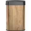 KITCHEN MOVE Pattumiera da cucina automatica 58L MAJESTIC WOOD design LEGNO grande capacità in INOX con reggiatura