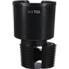 SIXTOL CAR CUP HOLDER 4 | Espansore per Portabicchieri Auto con Base Flessibile | Adattatore per Bottiglie e Bicchieri Più Grandi
