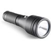 Cressi Astra 1200 Torch Black - Torcia Subacquea LED Ricaricabile Alta Luminosità 1200 Lumen Impermeabile IPX8 100m, Unisex Nera e Compatta, per Immersioni, Pesca, Esplorazioni Acquatiche