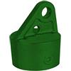 Alberts 655112 Cappuccio per saetta di rinforzo, alluminio, con rivestimento in plastica verde, per Ø tubo 42 mm