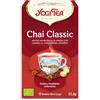 Yogi Tea Chai Classic Bio - Infuso Ayurvedico - Cannella, Cardamomo e Zenzero - Senza Caffeina - Confezione da 17 bustine