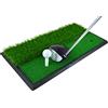 ME AND MY GOLF Tappetino da golf doppio tappeto erboso - include video didattici di allenamento, nero