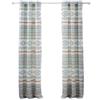 Barefoot Bungalow Greenland Home Fashions Phoenix - Tende 213 x 213 cm, colore: Turchese