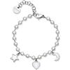 Brosway Bracciale Donna in Acciaio e Perle | Collezione Chant - BAH85