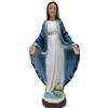 OVUNQUE PROTEGGIMI Statua Madonna Immacolata o Miracolosa cm 30, in Polvere di marmo, per Interni ed Esterni, Statuetta della Madonnina Realizzata artigianalmente in Toscana.