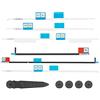homsyway Nuovo Display LCD Adesivo Striscia Adesivo Sostituzione Nastro Apertura Ruota Maniglia Kit Compatibile per Apple iMac 21.5 pollici A1418 Retiona 2017 2019 2020