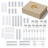 Siegenia Set di Coprifinestra in PVC e Copriporte in PVC Favorit KF3 EB, EL O, EL U, S, W KF bianco, 10 pezzi