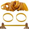 FAREASTSHOP 32 elastici in gomma gialla, 20 x 1 cm, resistenti e riutilizzabili per ufficio, casa, scuola, campeggio