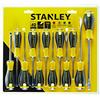 STANLEY STHT0-60212 Cacciavite Essential, 3 x Std - 2 x Parall - 2 x Ph - 2 x Pozi - 3 x Torx, Set di 12 pz