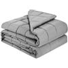 VEVOR Coperta Ponderata, King Size, Coperta Pesante Traspirante con Perle di Vetro, Uso in Ogni Stagione, per Adulti da 90,7 a 113,4 kg, Migliora il Sonno, Grigio 2235 x 2640 mm ± 40 mm, ca. 9,2 kg