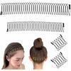 Aisikoo Cerchietto per capelli da donna (4 pezzi), cerchietto con fermagli, cerchietto per capelli da uomo, a zig-zag, con clip, fascia invisibile per capelli rotti, per sport, yoga, fitness, outdoor