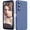 ISOI - Cover per Samsung Galaxy A15 4G / A15 5G, Custodia Morbida in Silicone Liquido, Protezione Completa Antiurto Ultra Sottile per il Corpo - Blu