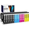 Vintella 503xl Cartucce Multipack Sostituzione per Epson 503xl Multipack per Expression Home XP-5200 XP-5205 XP5200 XP5205, Workforce WF-2960 WF-2965 WF2960 WF2965 WF-2960DWF WF-2965DWF (15 Pezzi)