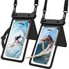 OFFCUP Custodia Impermeabile Smartphone IPX8 con Doppie Tasche Cover Subacquea Borsa Impermeabile per iPhone 16 15 14 13 12 11 Pro Max Plus XS XR Samsung Galaxy Xiaomi Redmi Huawei Fino a 7,5-2 Pezzi