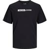 Jack & Jones Maglietta da Uomo Jjecorp Logo Tee Play SS O-n Noos Pls, Navy Blazer/Print:Play 5, 5XL