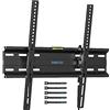 BONTEC Supporto da Parete per TV Inclinabile da 23-65 Pollici a LED, LCD, Plasma e Curvi, Ultra Sottile Supporto TV Fino a 45 kg, Max. VESA 400x400mm, Staffa da Parete per Muro con Fascette per Cav