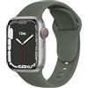 DONEGANI C1B per Cinturino Apple Watch 40mm 44 mm 46mm 42mm 45mm 41mm 38mm 49mm Se Ultra 2 Serie 10 9 8 7 6 5 4 3 Band Bracciale Sport Silicone, Army Green