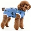 Culinavog Tutina per Il Recupero del Cane, Post Operatorio Protezione di Ferite Addominali Anti-Leccamento Body Chirurgico cane Alternativa Collare Cono Tuta di Recupero Chirurgico per Cane Gatti (A, M)