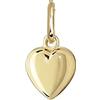 NKlaus 333 oro giallo catena pendente cuore 6mm lucido signore bambini 7708