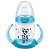 NUK First Choice - Borraccia per imparare a bere con calcio, edizione calcio, 6-18 mesi, 1 pezzo, 150 ml, colore: Turchese