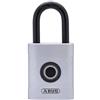 ABUS Touch 57/50 - lucchetto senza chiave, resistente alle intemperie - IP66 e IP68 - per palestra, ufficio, casa, giardino e molto altro ancora, argento, 50mm