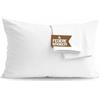 SoNiT home decor SONIT - Set 4 Federe Bianco Cuscino Letto 50x80 cm 100% Cotone con Chiusura a Busta, Morbidi e Traspiranti, Letto Matrimoniale, Fodere Guanciale Lavabili Biancheria Letto, Made in Italy