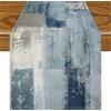 Jayusaror Runner Tavola Moderno Blu Runner da Tavolo Decorazione Primaverile Retrò Boho 33 x 183 cm Centro Tavola Moderno Decorazione Centrotavola Invernale Autunnale da Interno