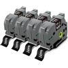 Pristar 24mm Nastro per Etichette Compatibile per Brother TZe-355 TZe355 TZ-355 TZe Bianco su Nero Laminato per Brother PT-P750W PT-D600 PT-D600VP PT-P700 2430 9700PC PT-P710BT PT-E500VP 4 Pezzi