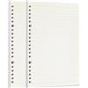 Zelten Fogli di carta perforata per raccoglitori, organizzatore personale per quaderni, agenda ricaricabile (Lined, A5/20 Hole)