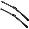 ZIXMMO Set di 2 spazzole tergicristallo di ricambio per VW Jetta 2011-2019 VW Passat MK6, B7 2012-2018, 61 cm/48,3 cm (set da 2) Top Lock 16 mm