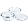 PYREX Set di 2 casseruole - PYREX - Vetro - Rotondo - 2,3 L