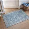 BEIMO Tappeto Salotto Vintage, Tappeto Camera Da Letto, Tappeti Ingresso Interno, Tappeto Antiscivolo Lavabile, Tappeti Salotto Pelo Corto per Cucina, Bagno, Ufficio, Blu Marino, 60x90cm