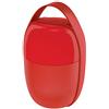 Alessi Food à Porter Lunch Box SA03 R - Contenitore per Pranzo a Due Scomparti con Elemento Refrigerante, Resina Termoplastica, Rosso