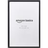 Amazon Basics - Cornice Rettangolare in Legno per Poster/Foto, 61cm x 91cm, Nero
